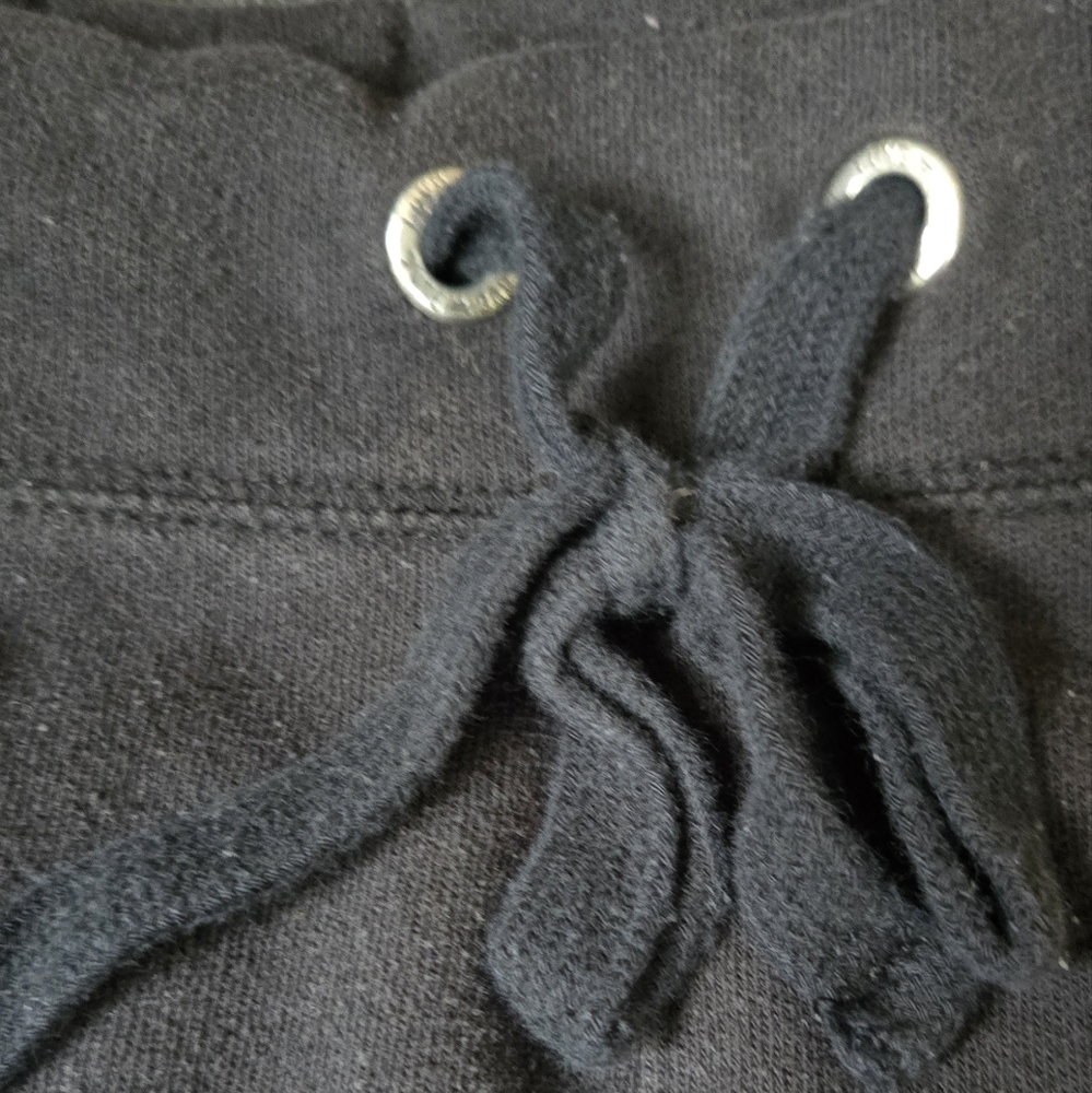 Victoria's Secret PINK Women's Black Sweat Shorts SzM - Picture 5 of 6